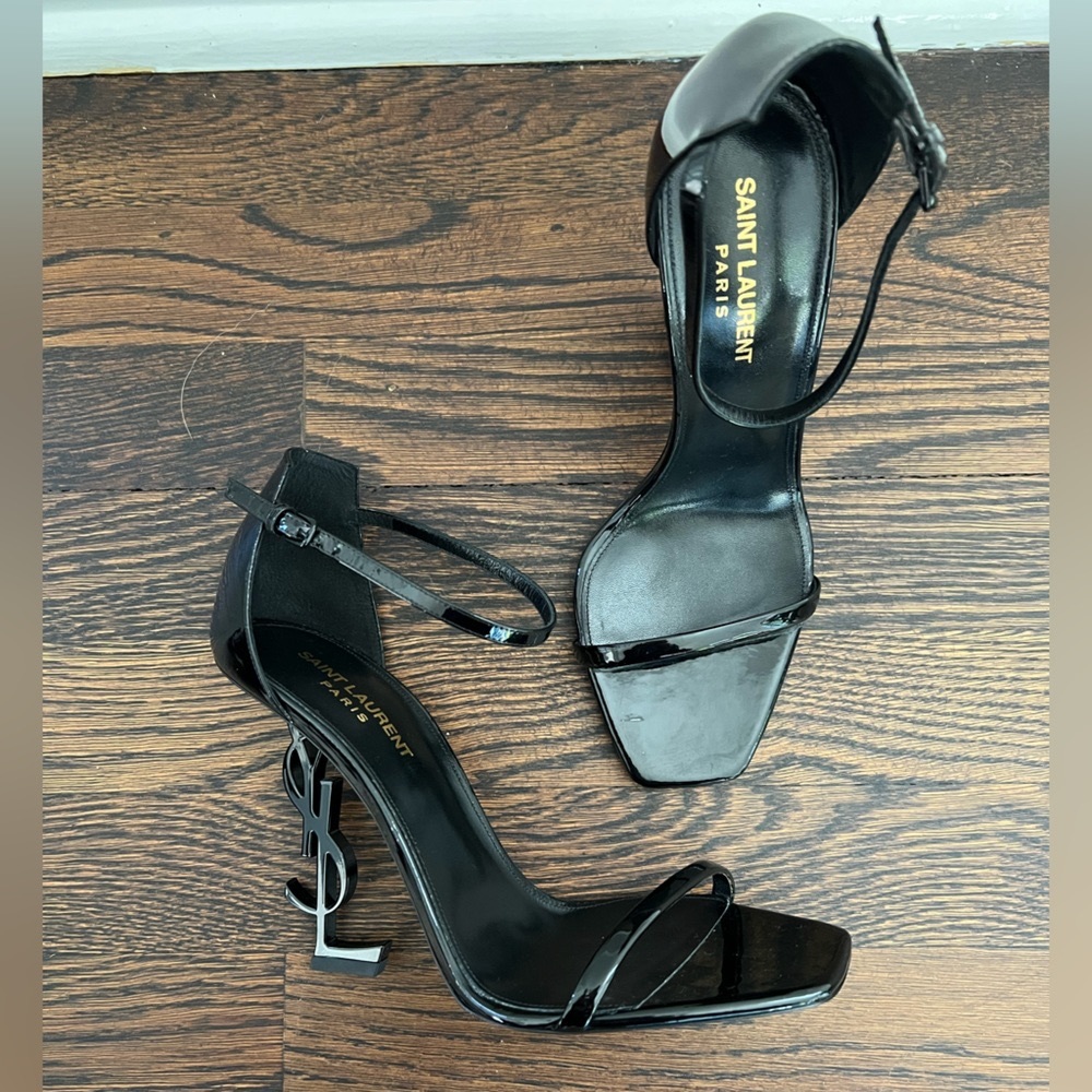 Saint Laurent Opyum Patent Sandals